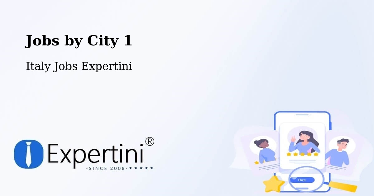 City Jobs in Italy - Expertini
